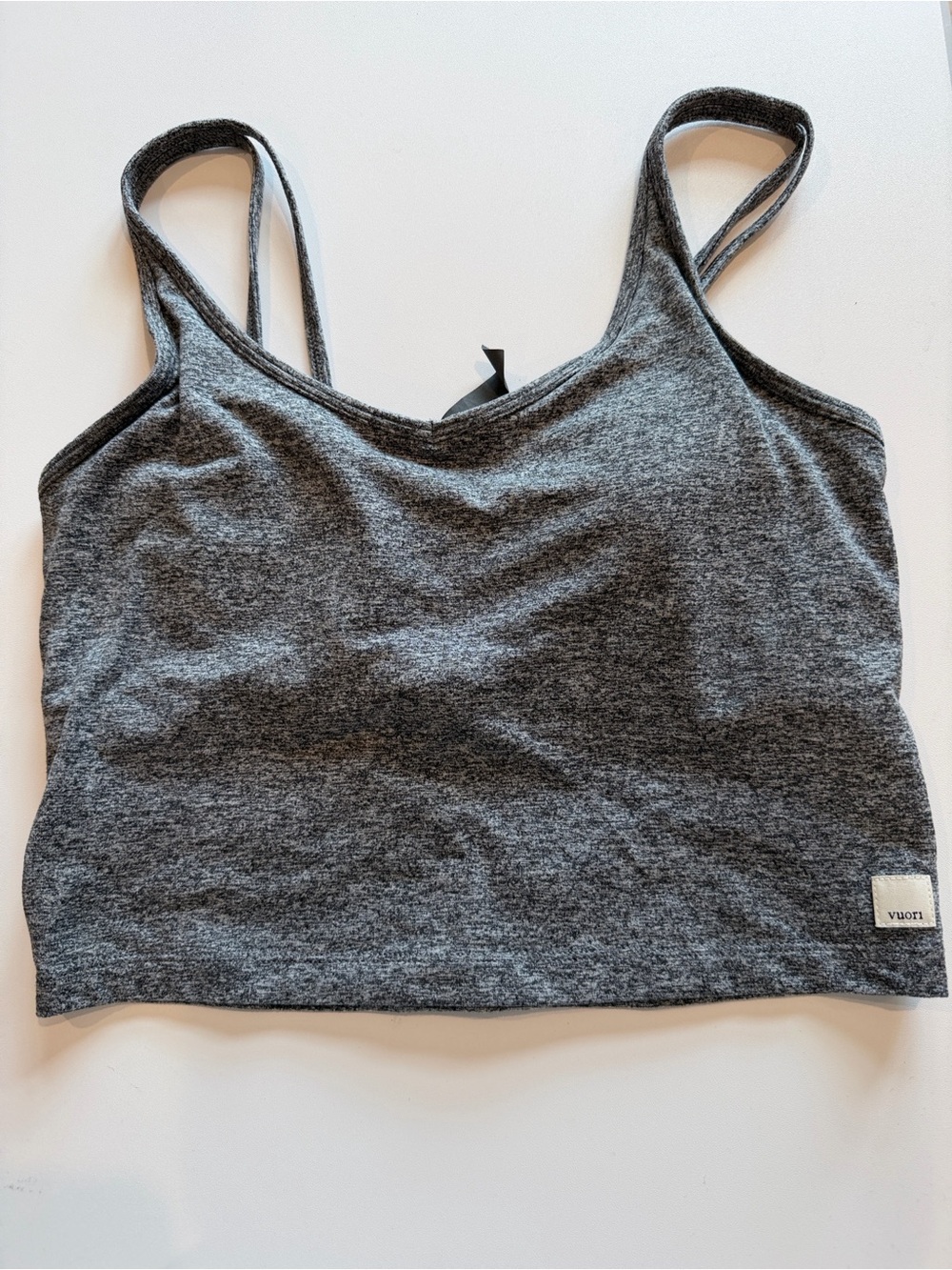 Vuori Halo Performance Crop - Womens - Soft Heather - M